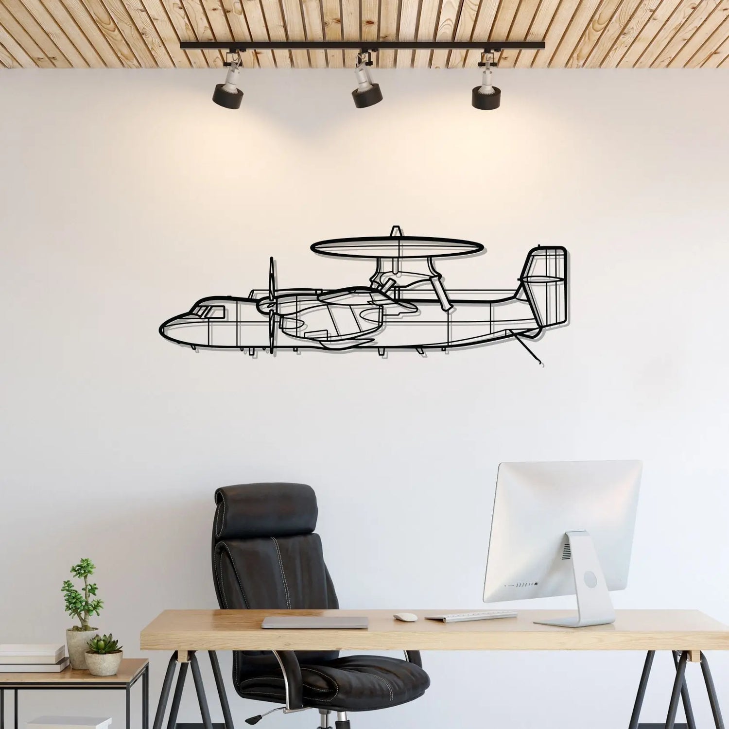 Décoration murale en métal - E-2C Hawkeye aircraftvibes