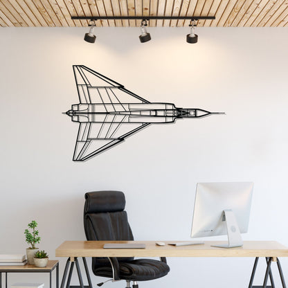 Décoration murale en métal - CF-105 Arrow