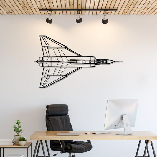 Décoration murale en métal - CF-105 Arrow