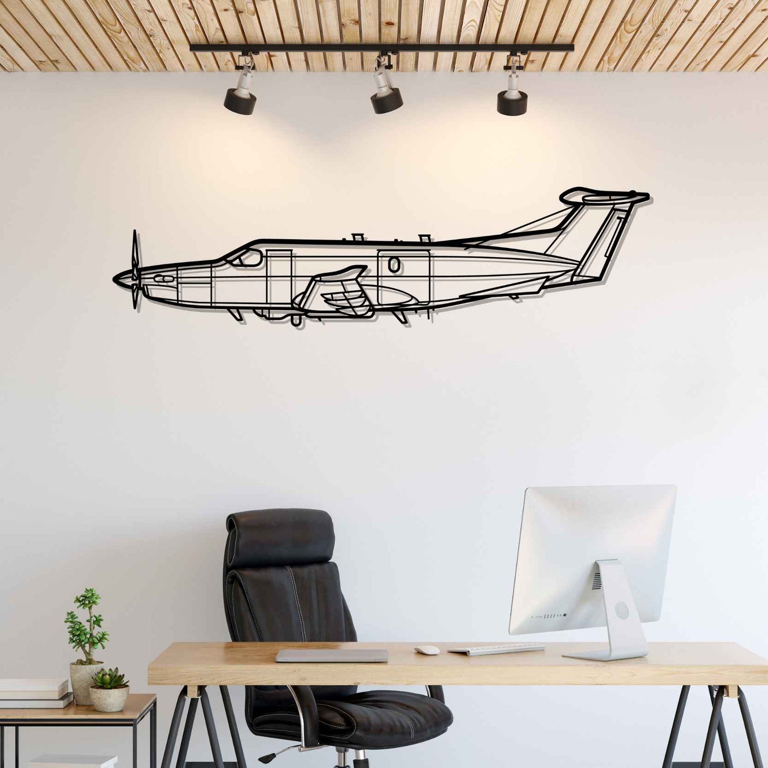 Décoration murale en métal - U-28A Draco aircraftvibes