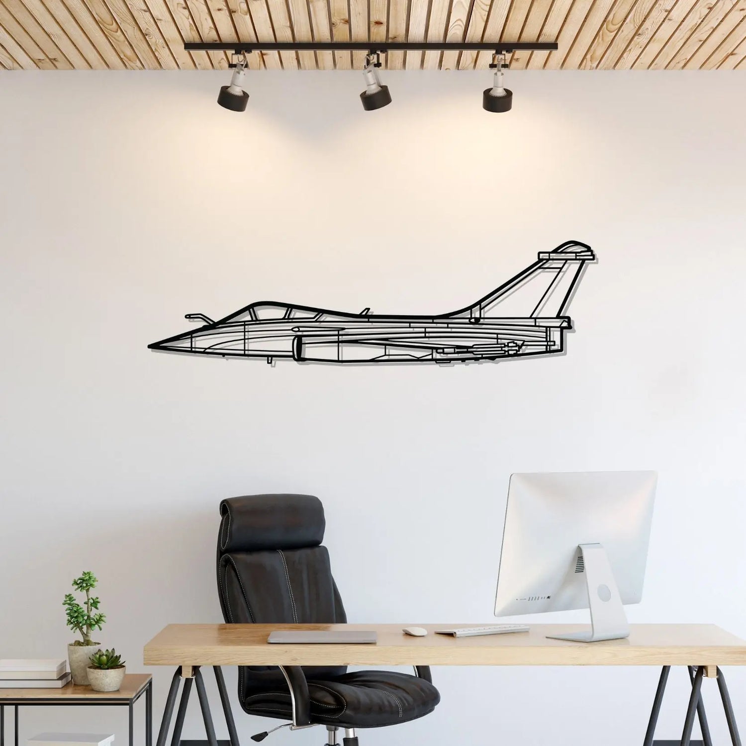 Décoration murale en métal - Rafale C aircraftvibes