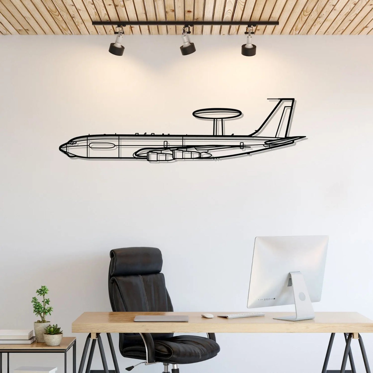 Décoration murale en métal - E-3C Sentry aircraftvibes