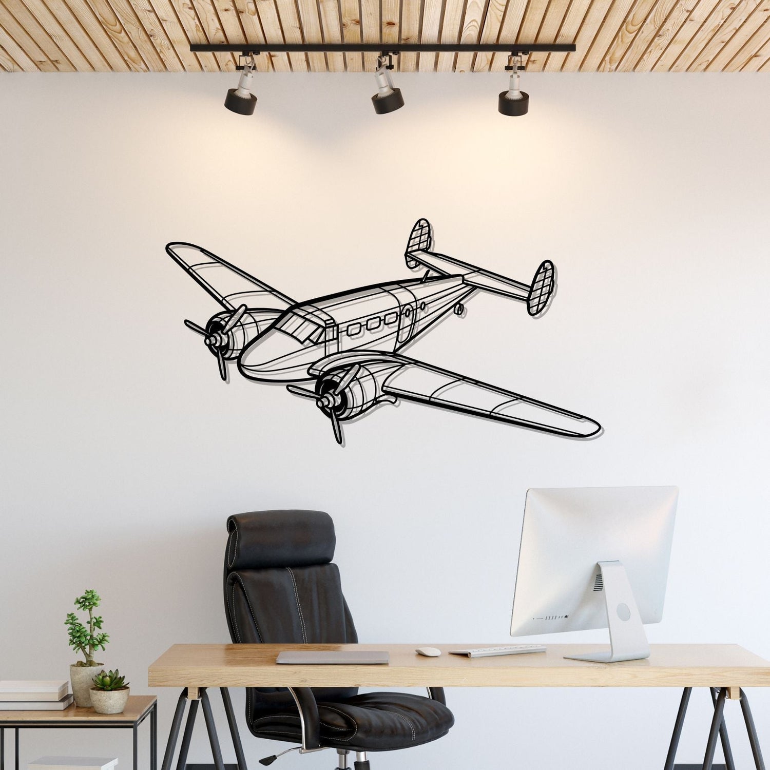 Décoration murale en métal - Model 18 aircraftvibes