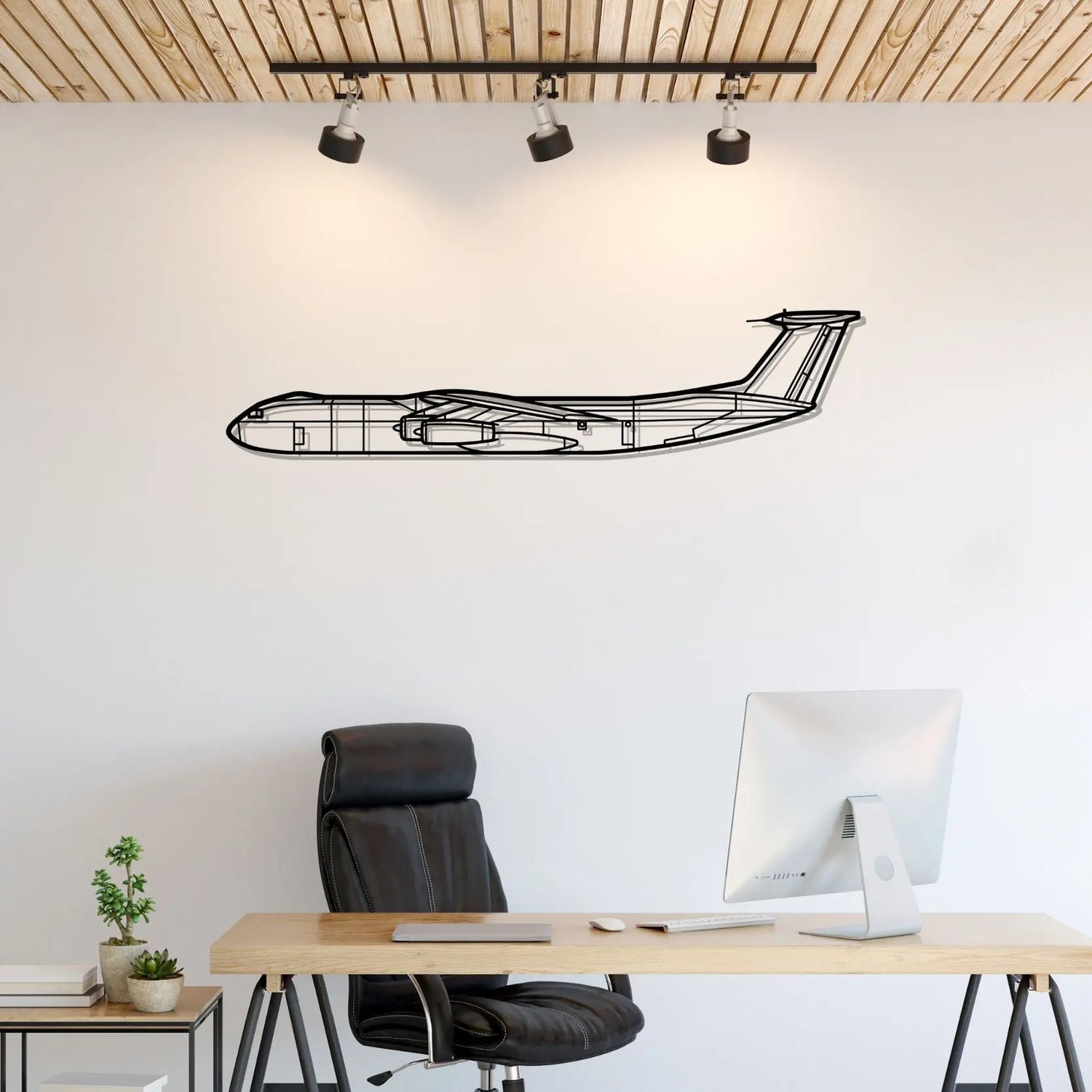 Décoration murale en métal - C-141 Starlifter aircraftvibes