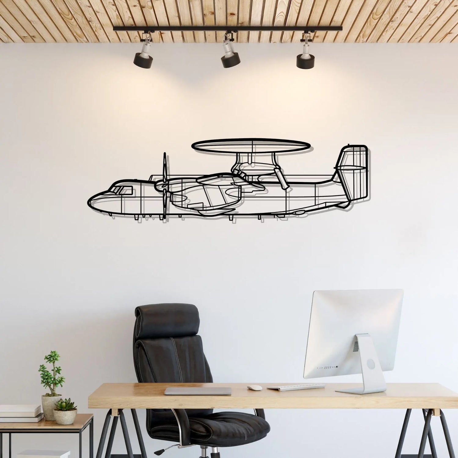 Décoration murale en métal - E-2D Hawkeye aircraftvibes