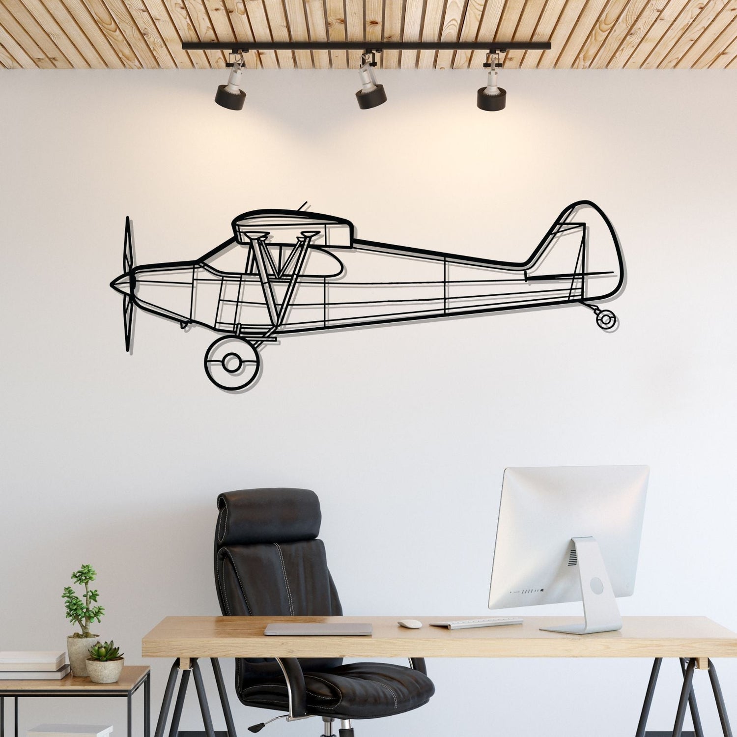 Décoration murale en métal - PA-12 Super aircraftvibes