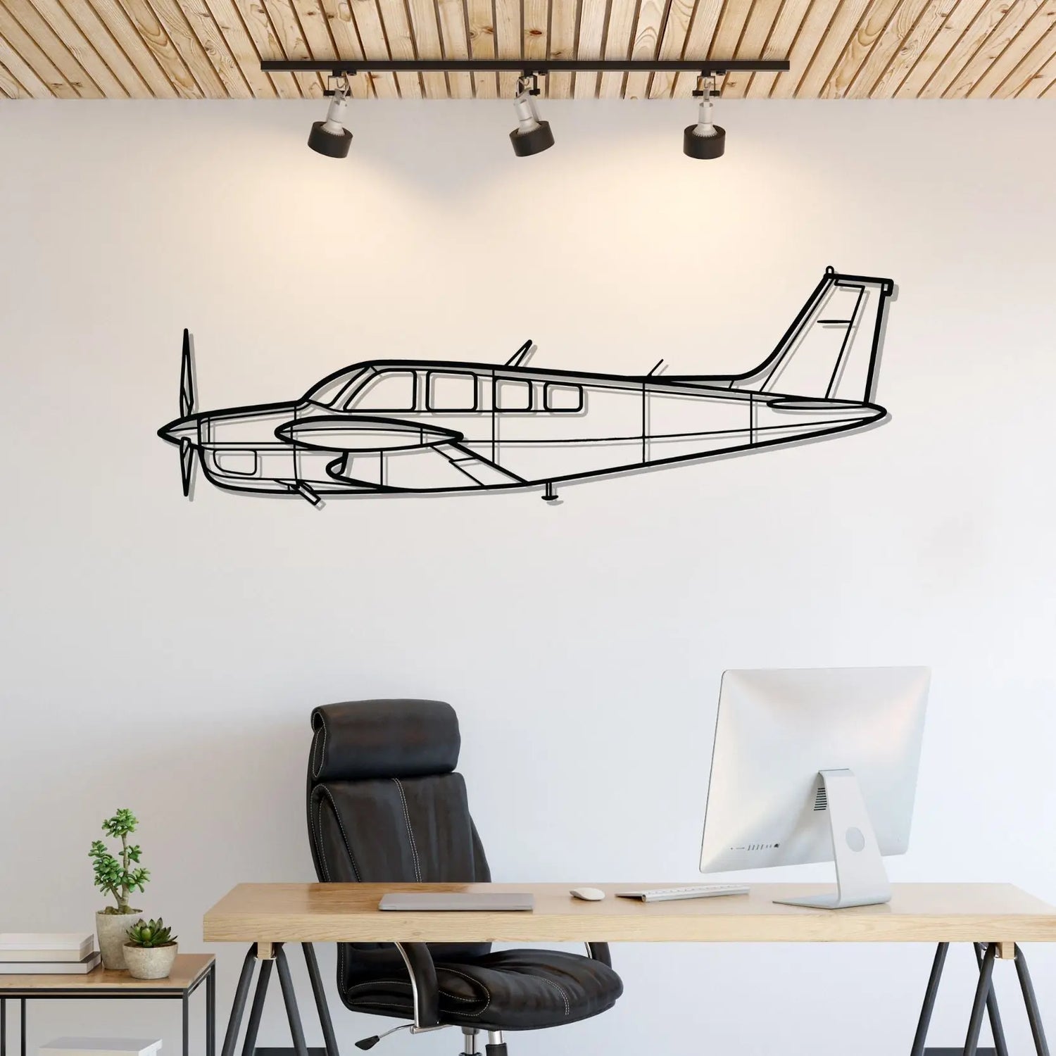 Décoration murale en métal - Bonanza A36TC aircraftvibes