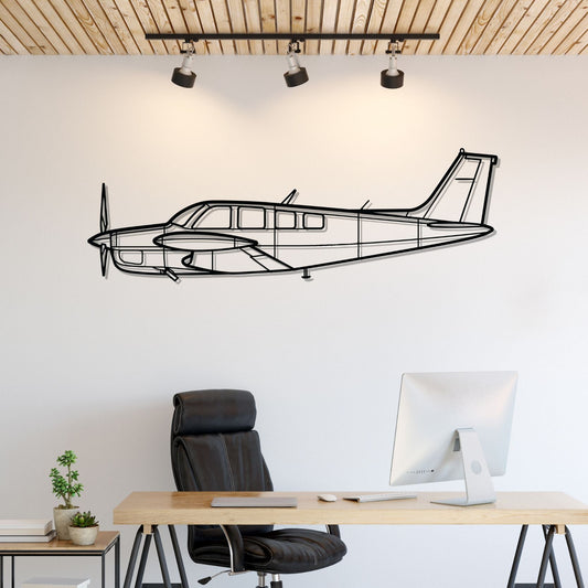 Décoration murale en métal - Bonanza A36TC