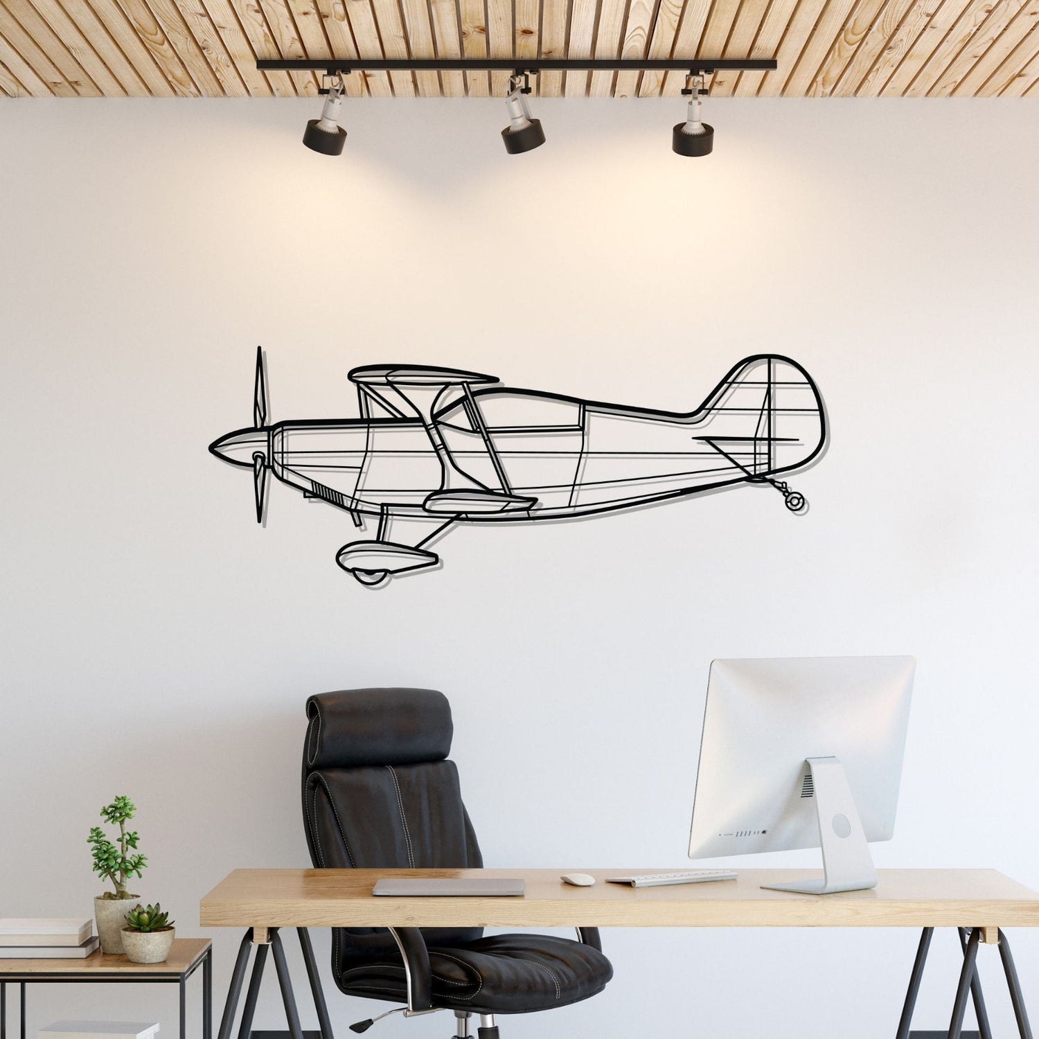 Décoration murale en métal - Pitts S-2B aircraftvibes