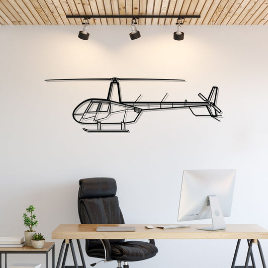 Décoration murale en métal - R44 Raven