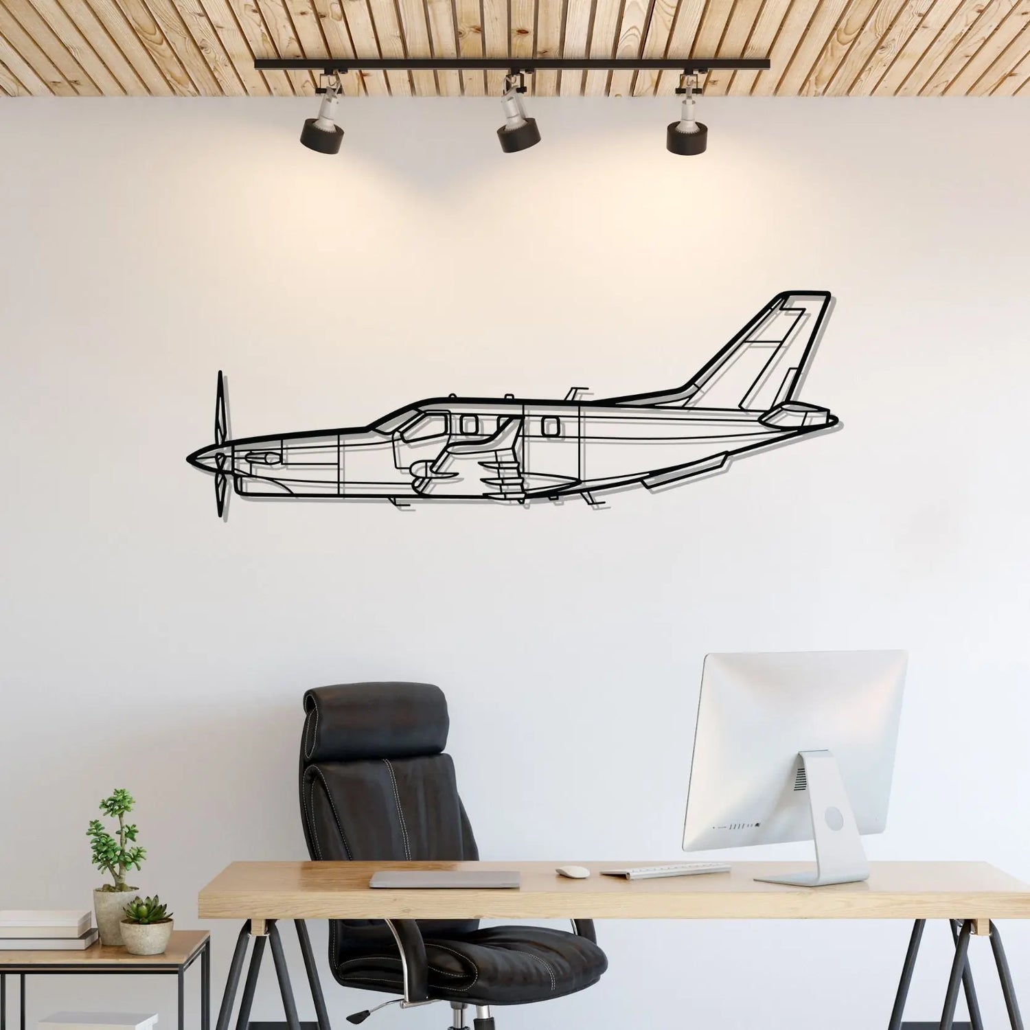 Décoration murale en métal - TBM 960 aircraftvibes