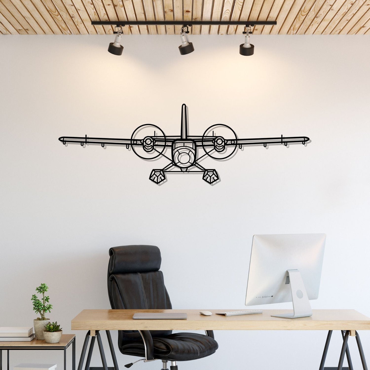 Décoration murale en métal - DHC-6 Twin aircraftvibes