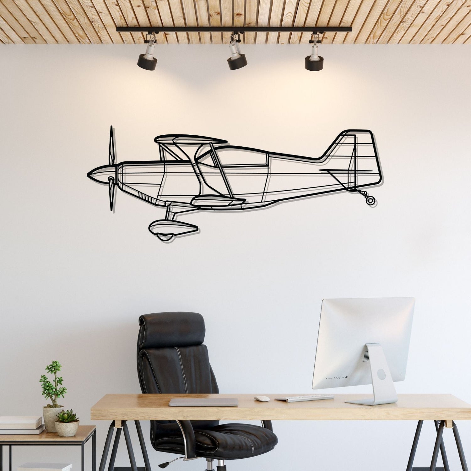 Décoration murale en métal - Pitts S2-C aircraftvibes