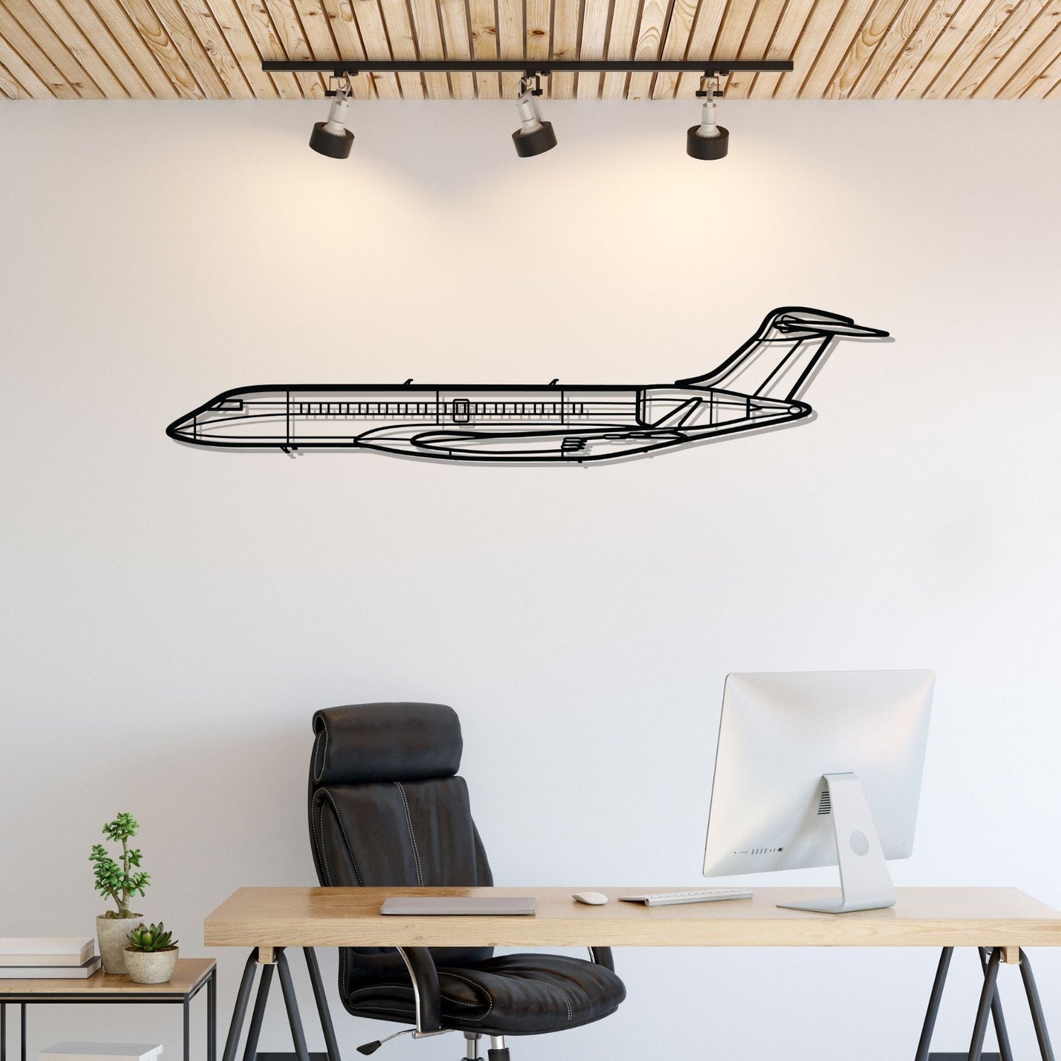Décoration murale en métal - Global 7500 aircraftvibes