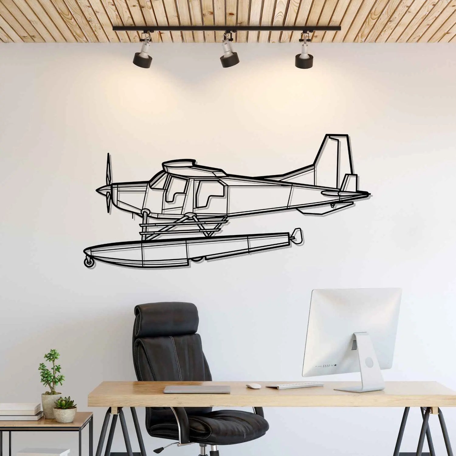 Décoration murale en métal - Bush Hawk aircraftvibes
