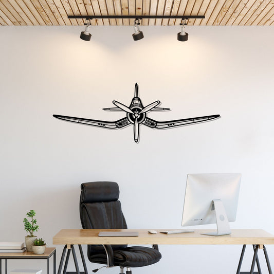 Décoration murale en métal - F4U Corsair
