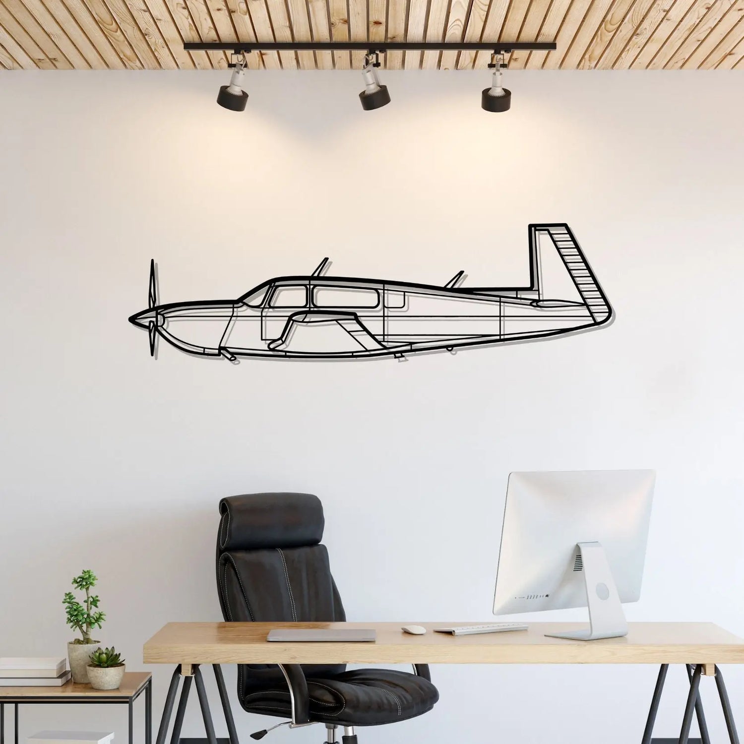 Décoration murale en métal - M20M Silhouette aircraftvibes