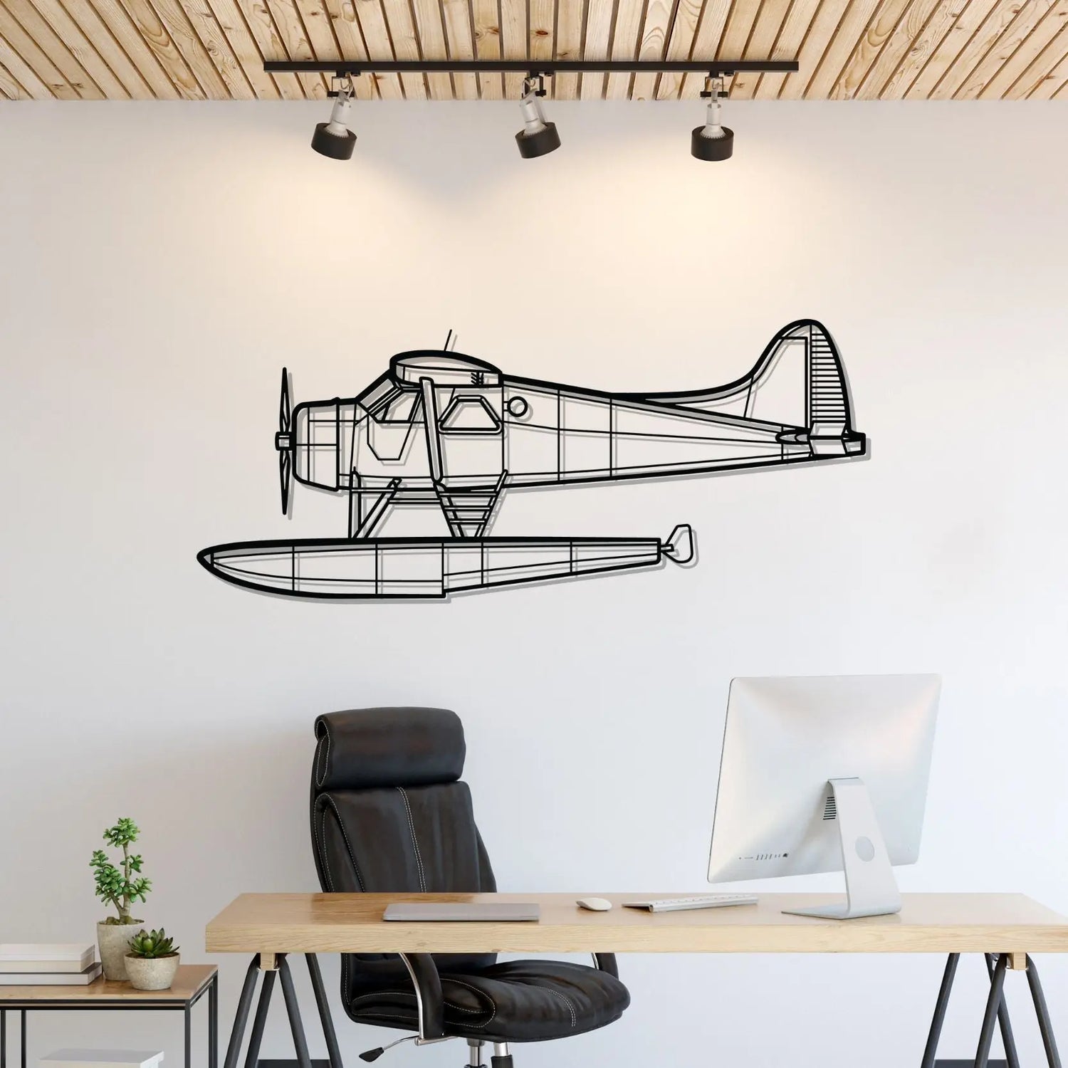 Décoration murale en métal - DHC-2 MK aircraftvibes