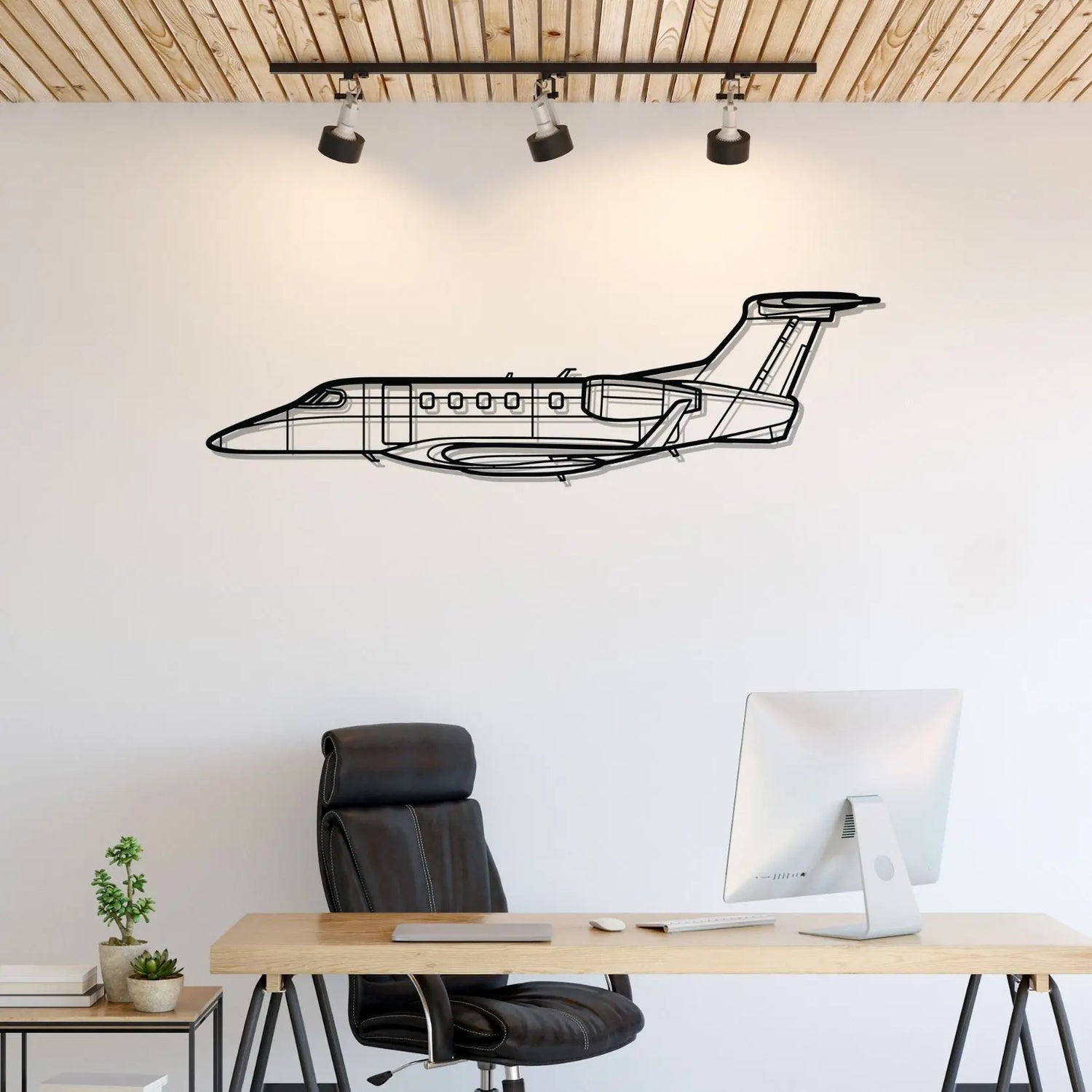 Décoration murale en métal - Phenom 300 aircraftvibes