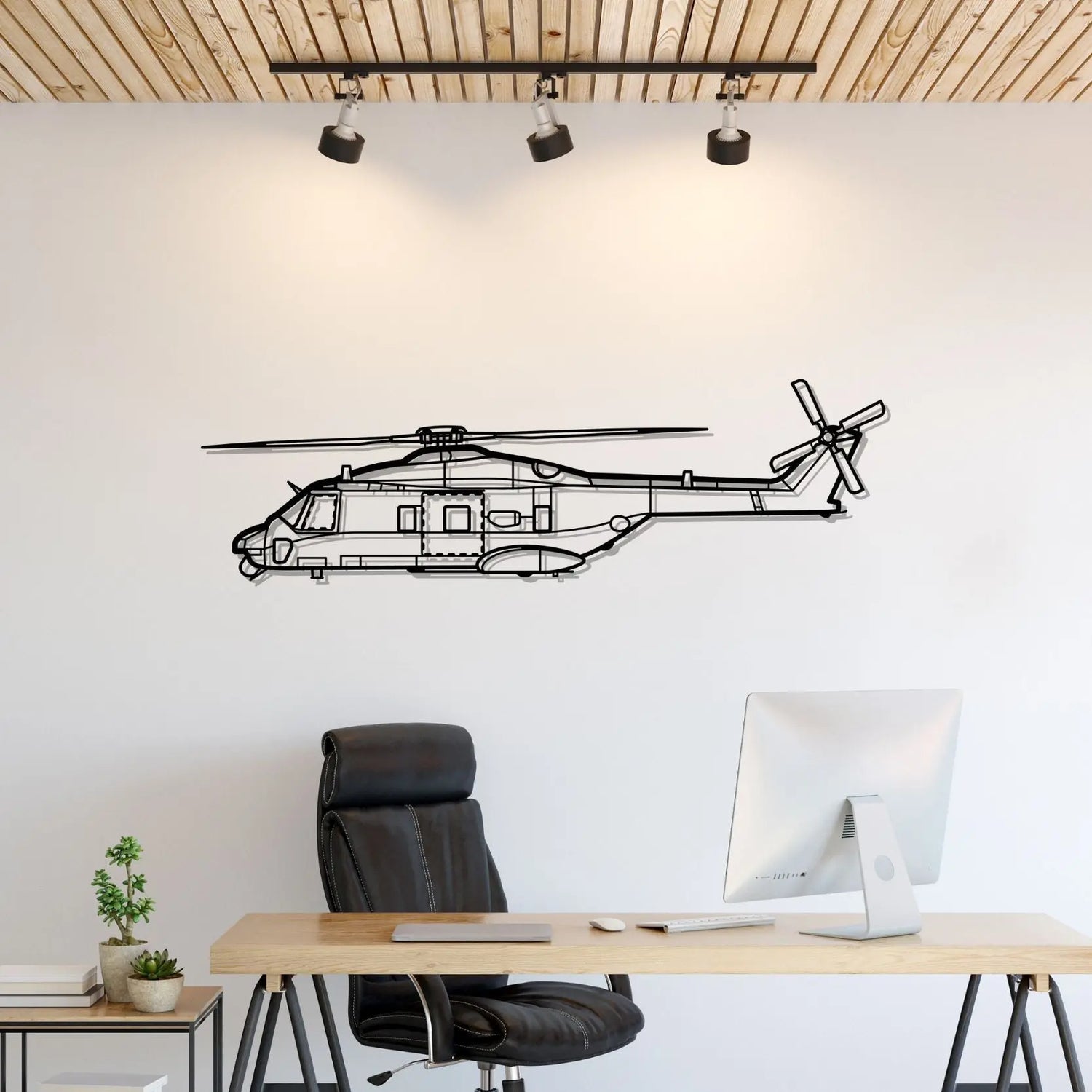 Décoration murale en métal - NH90 TTH aircraftvibes