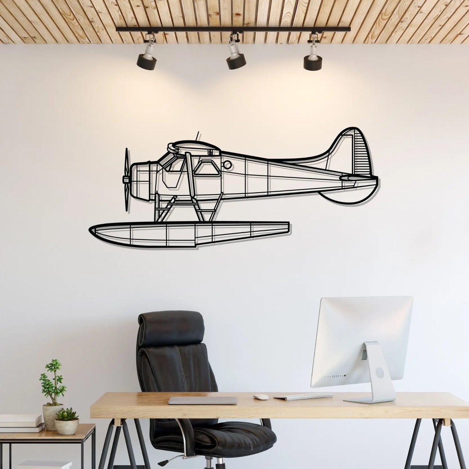 Décoration murale en métal - de Havilland aircraftvibes