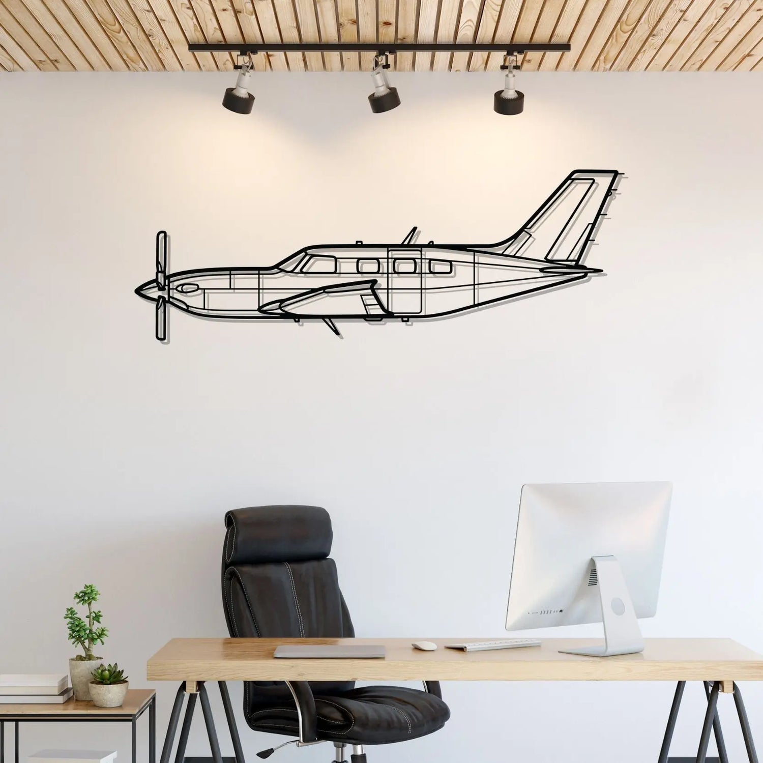 Décoration murale en métal - 600M/SLS Silhouette aircraftvibes