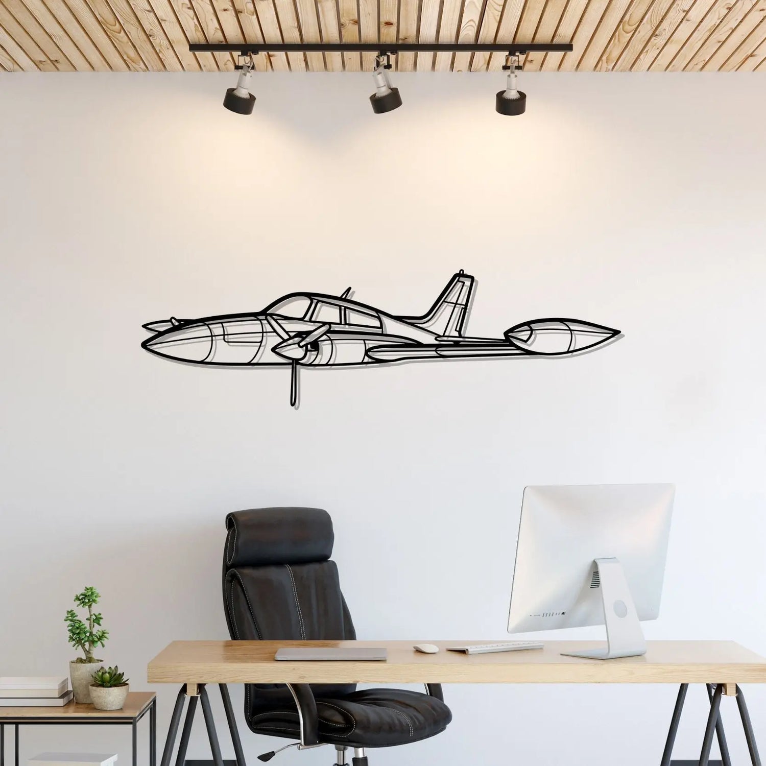 Décoration murale en métal - 310R Angle aircraftvibes