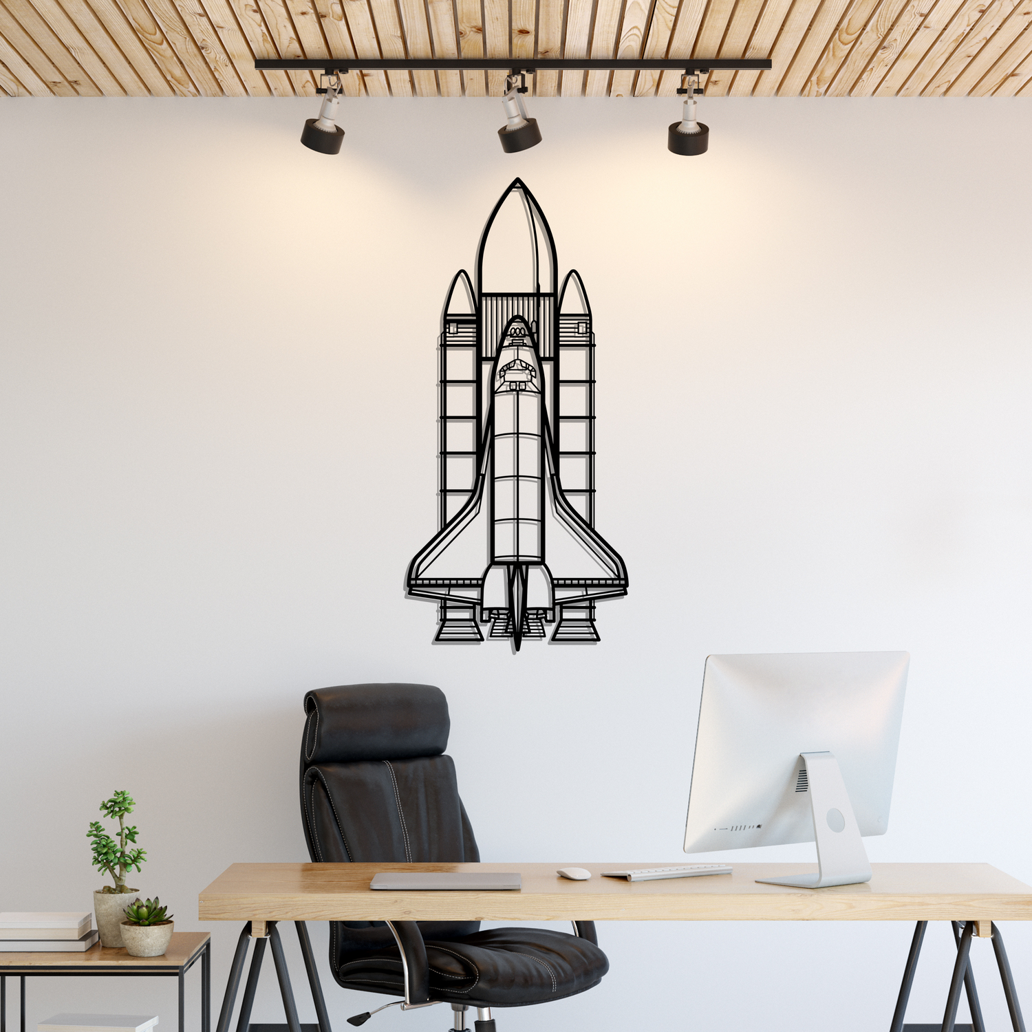 Décoration murale en métal - Space System aircraftvibes