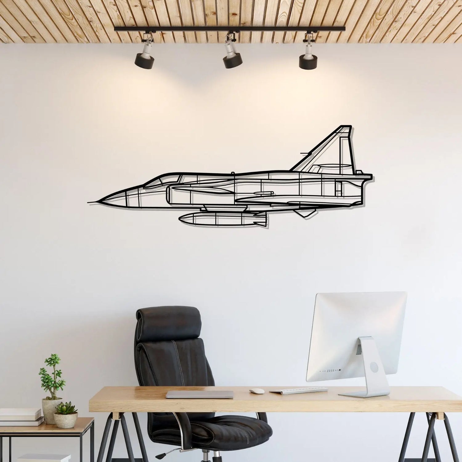 Décoration murale en métal - JA37 C aircraftvibes