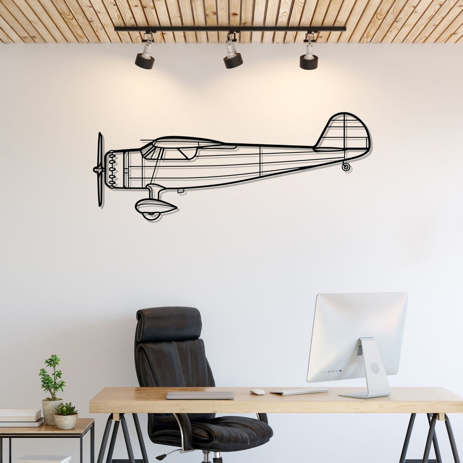 Décoration murale en métal - C-165 Silhouette aircraftvibes