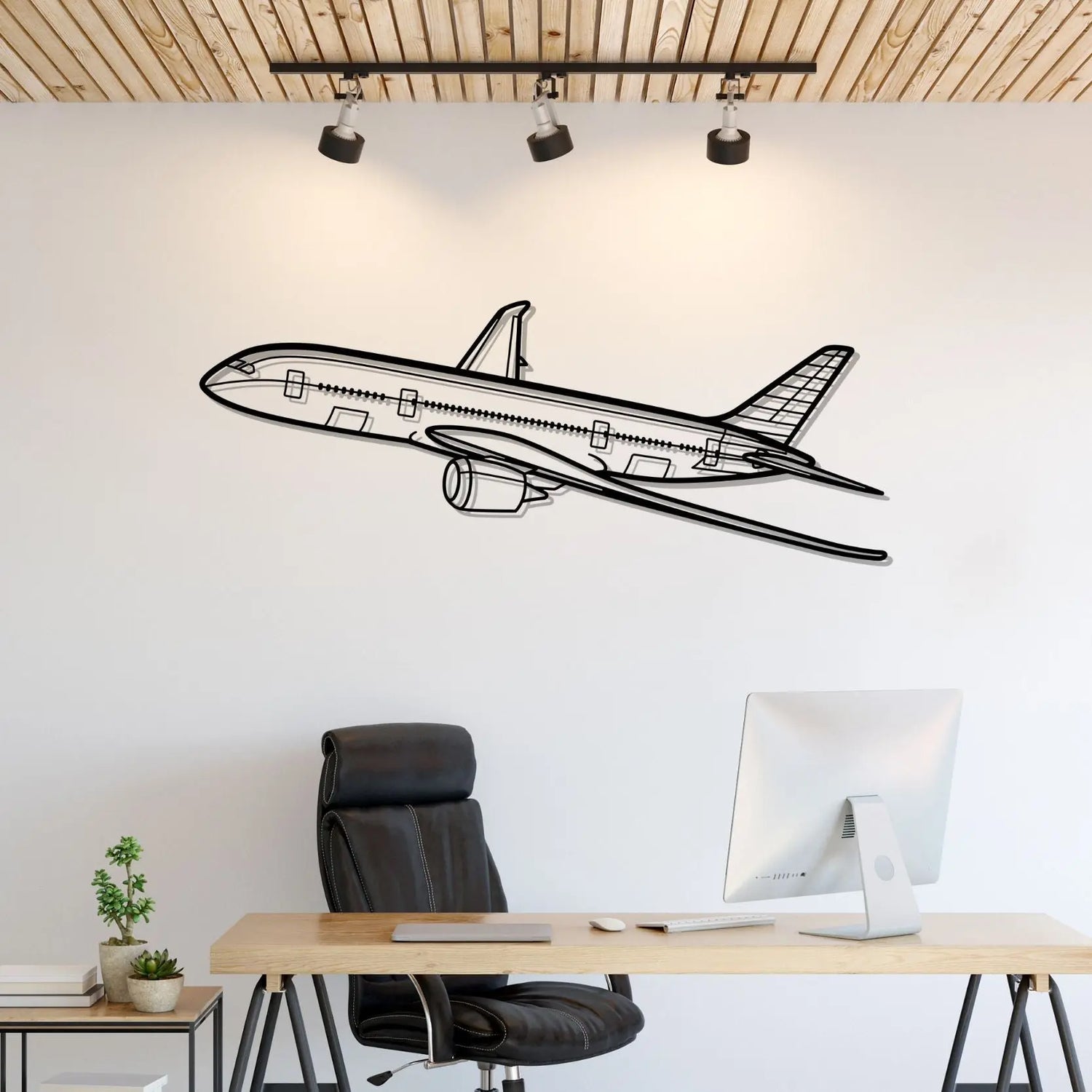 Décoration murale en métal - 787 Angle aircraftvibes