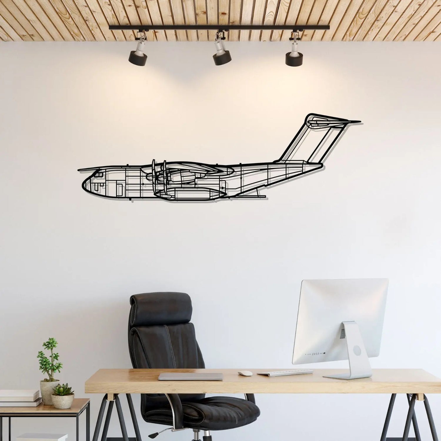 Décoration murale en métal - A400M Atlas aircraftvibes