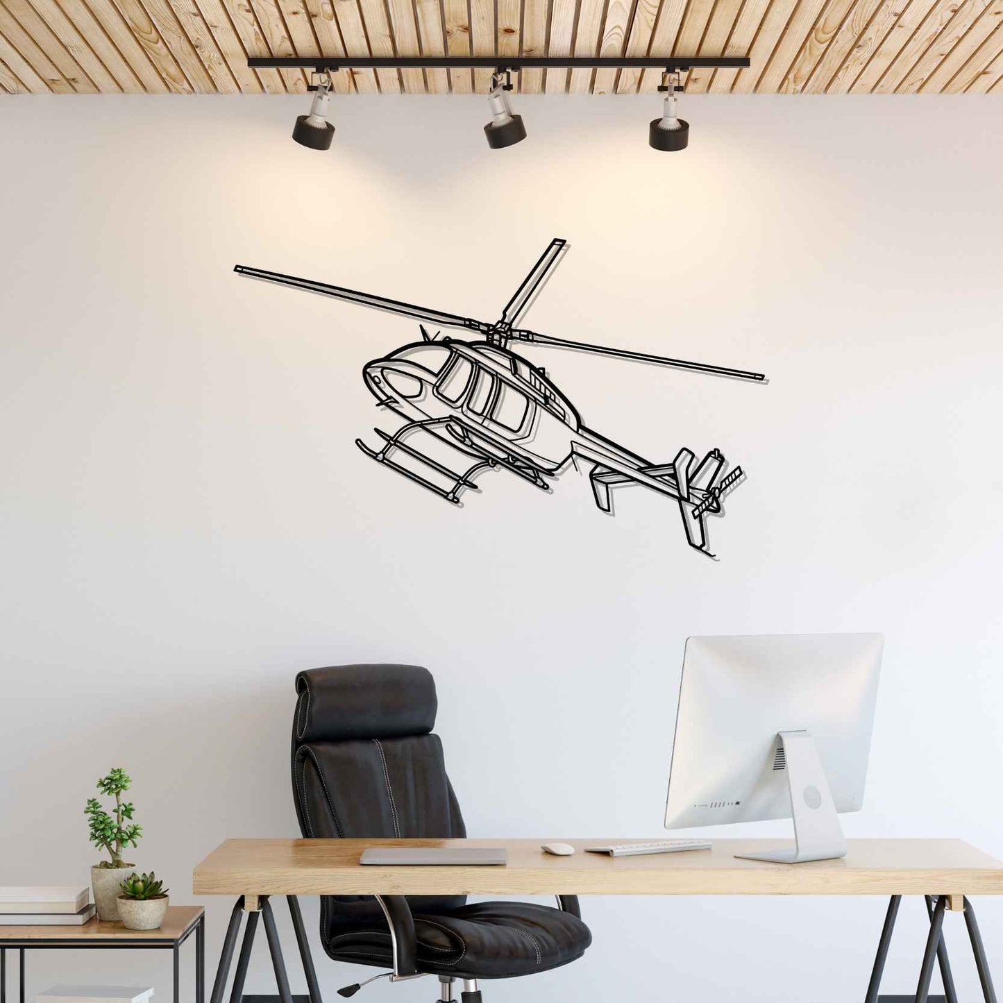 Décoration murale en métal - 407GX Angle