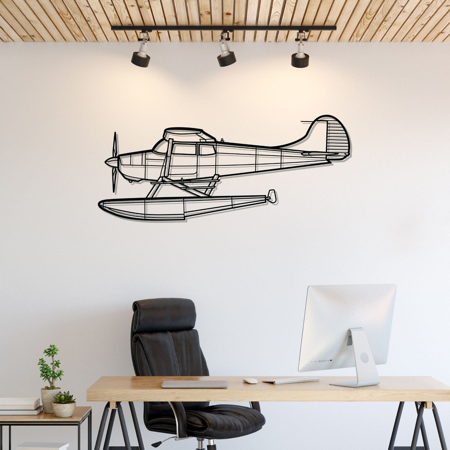 Décoration murale en métal - 170B Float aircraftvibes