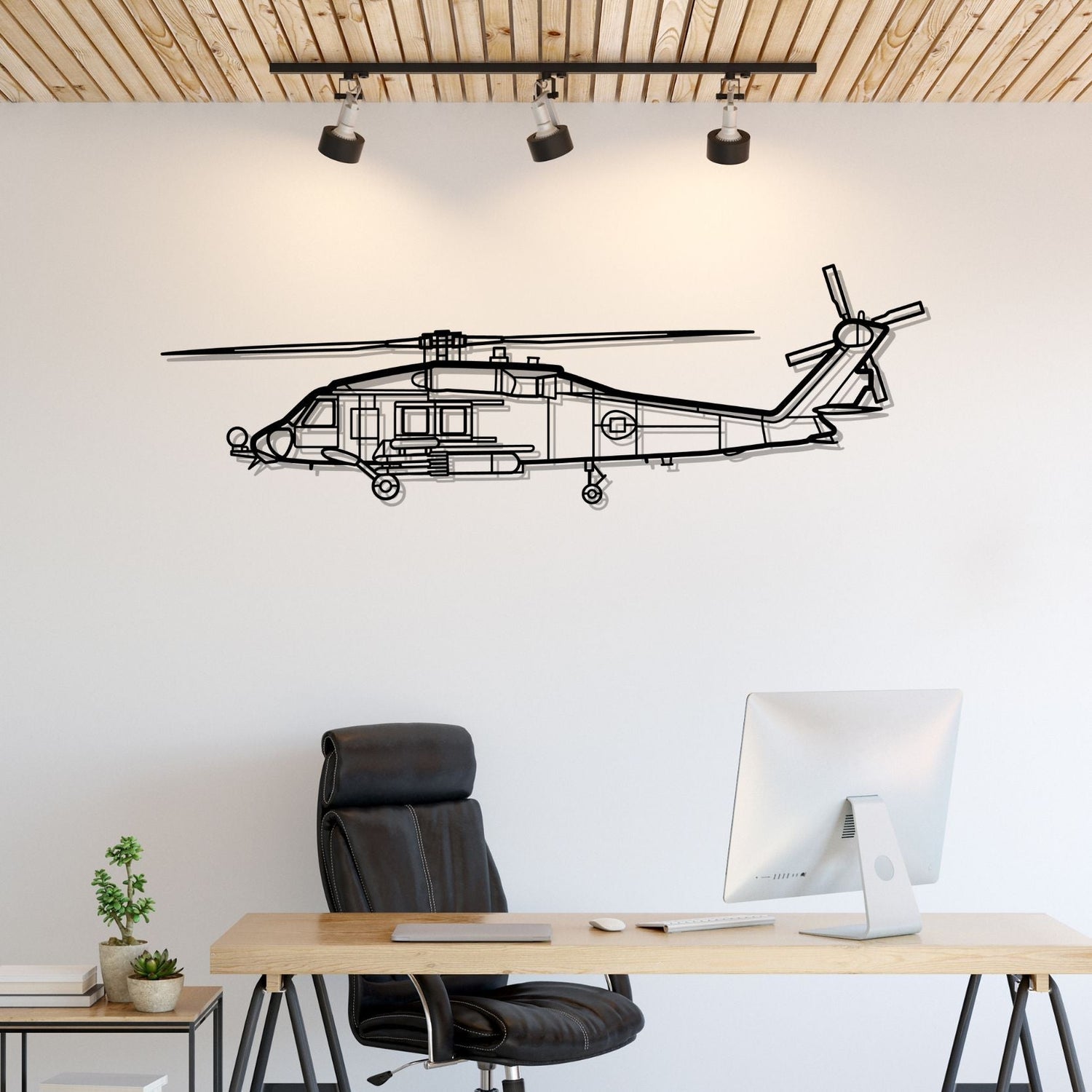 Décoration murale en métal - HH60-H Sea aircraftvibes