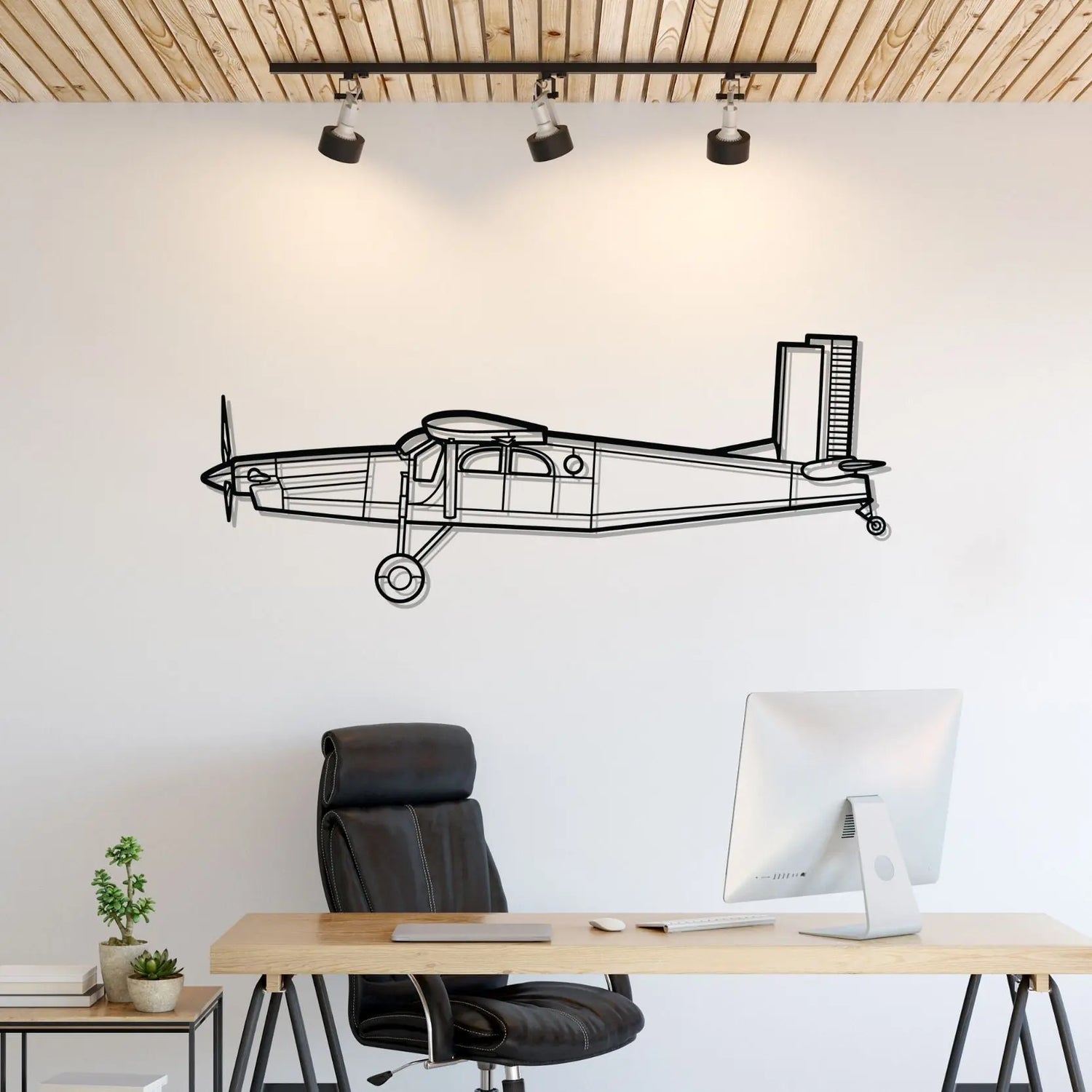 Décoration murale en métal - PC-6/B2-H2 Turbo-Porter aircraftvibes