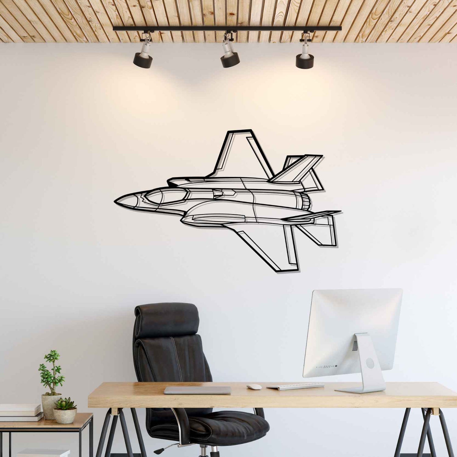 Décoration murale en métal - F-35A Lightning aircraftvibes