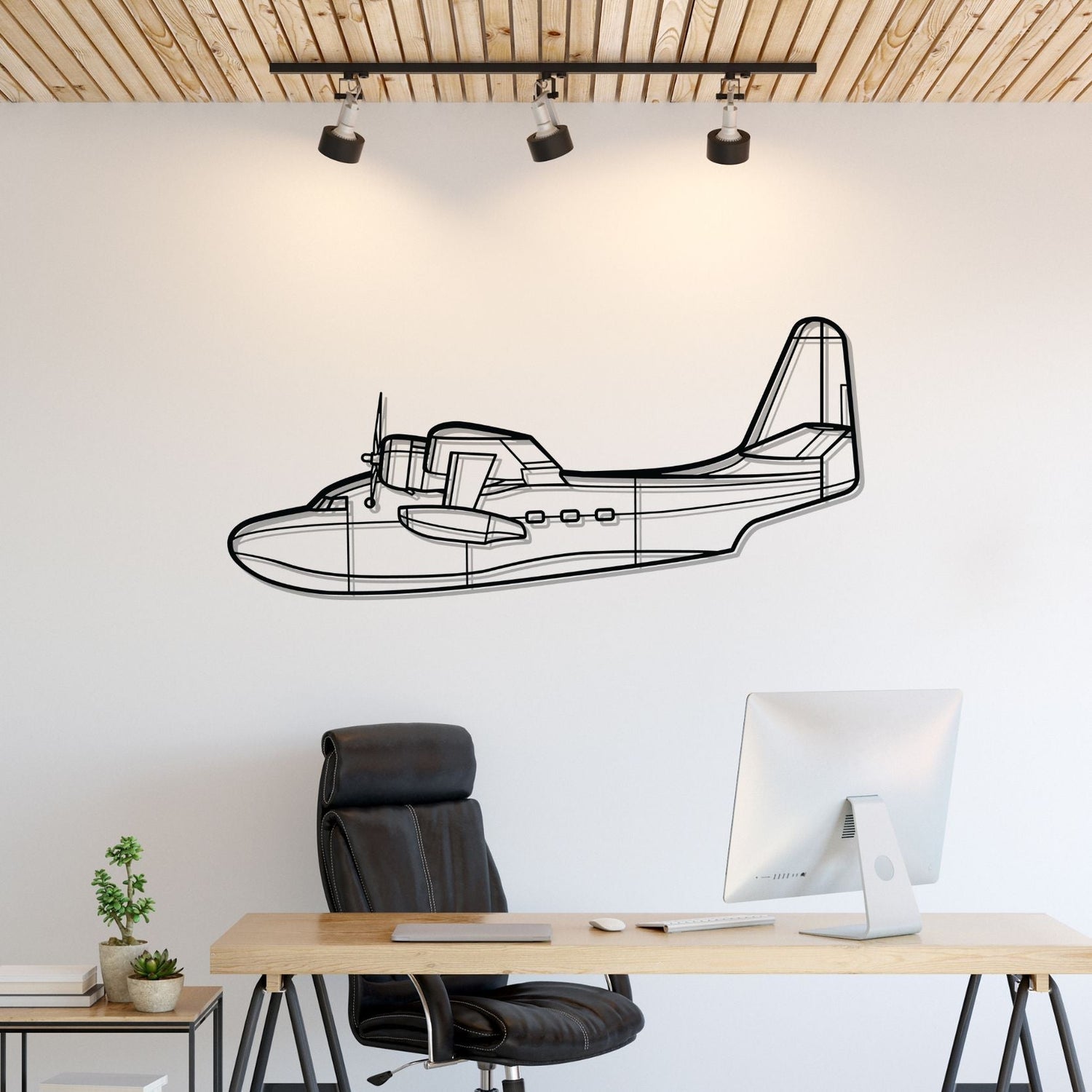 Décoration murale en métal - HU-16B Albatross aircraftvibes