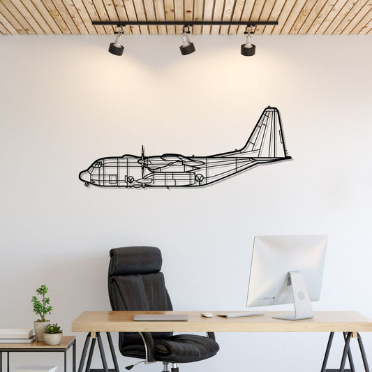 Décoration murale en métal - AC-130J Ghostrider