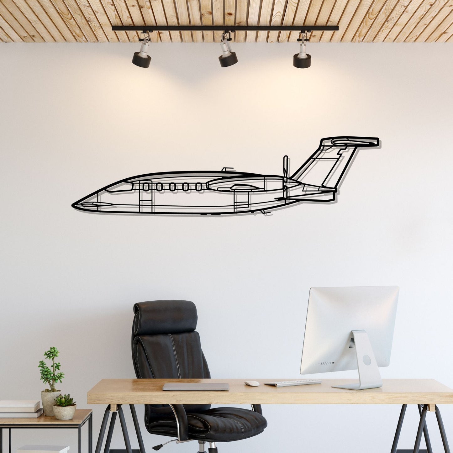 Décoration murale en métal - P-180 Avanti