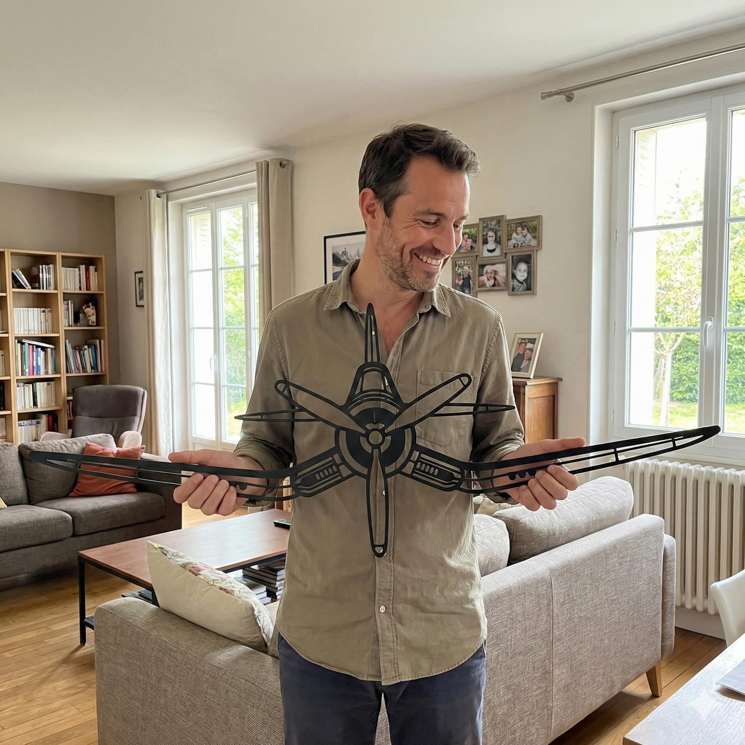 Décoration murale en métal - F4U Corsair