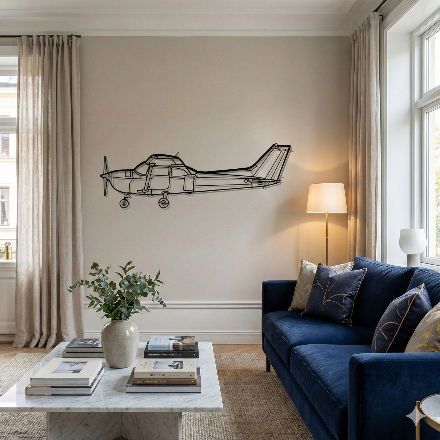 Décoration murale en métal - Skyhawk 172