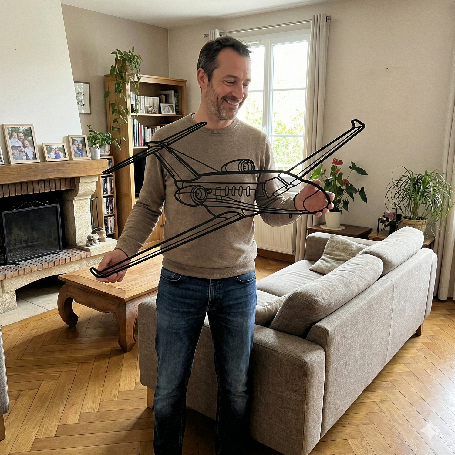 Décoration murale en métal - Citation M2